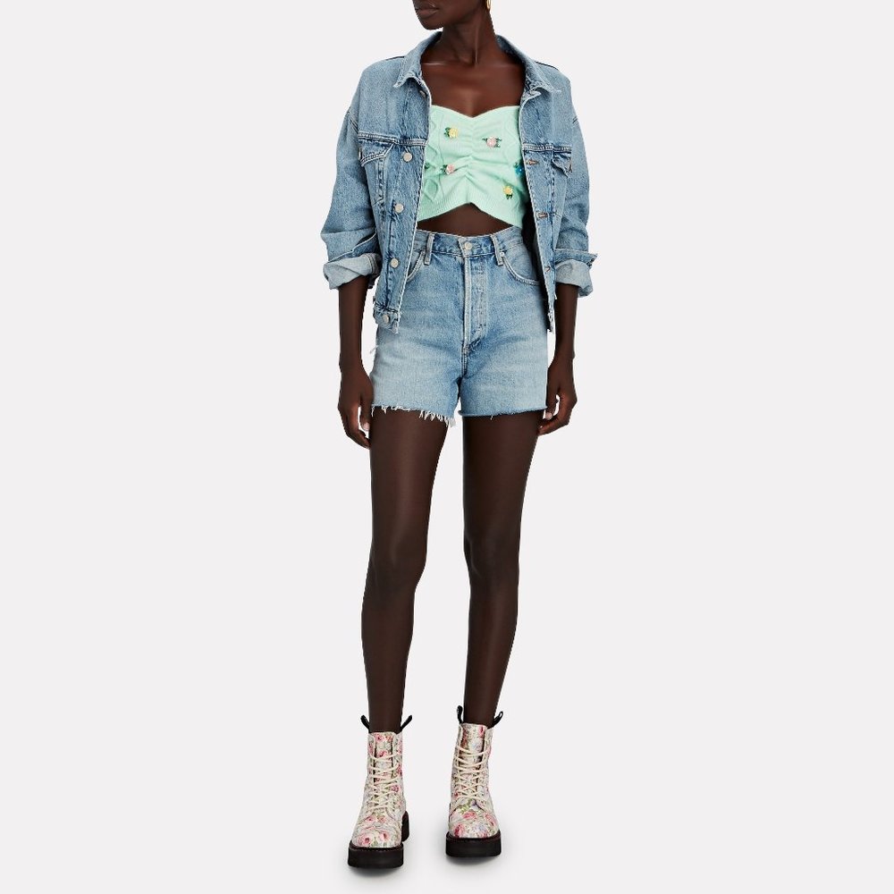 For Love & Lemons Sutton Floral Embroidered Knit Cami - Picture 4 of 8